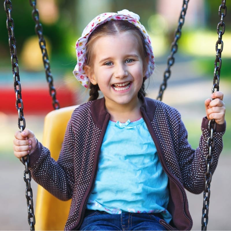 girl on swing girl on swing